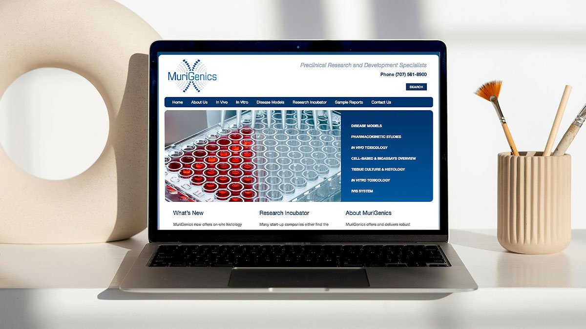 Biotech Branding & WordPress Website Design for a Preclinical CRO in the San Francisco Bay Area